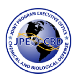 Logo for The Joint Program Executive Office for Chemical & Biological Defense (JPEO-CBD)