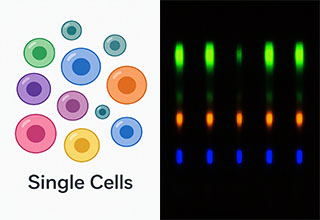 blot example of Single Cells