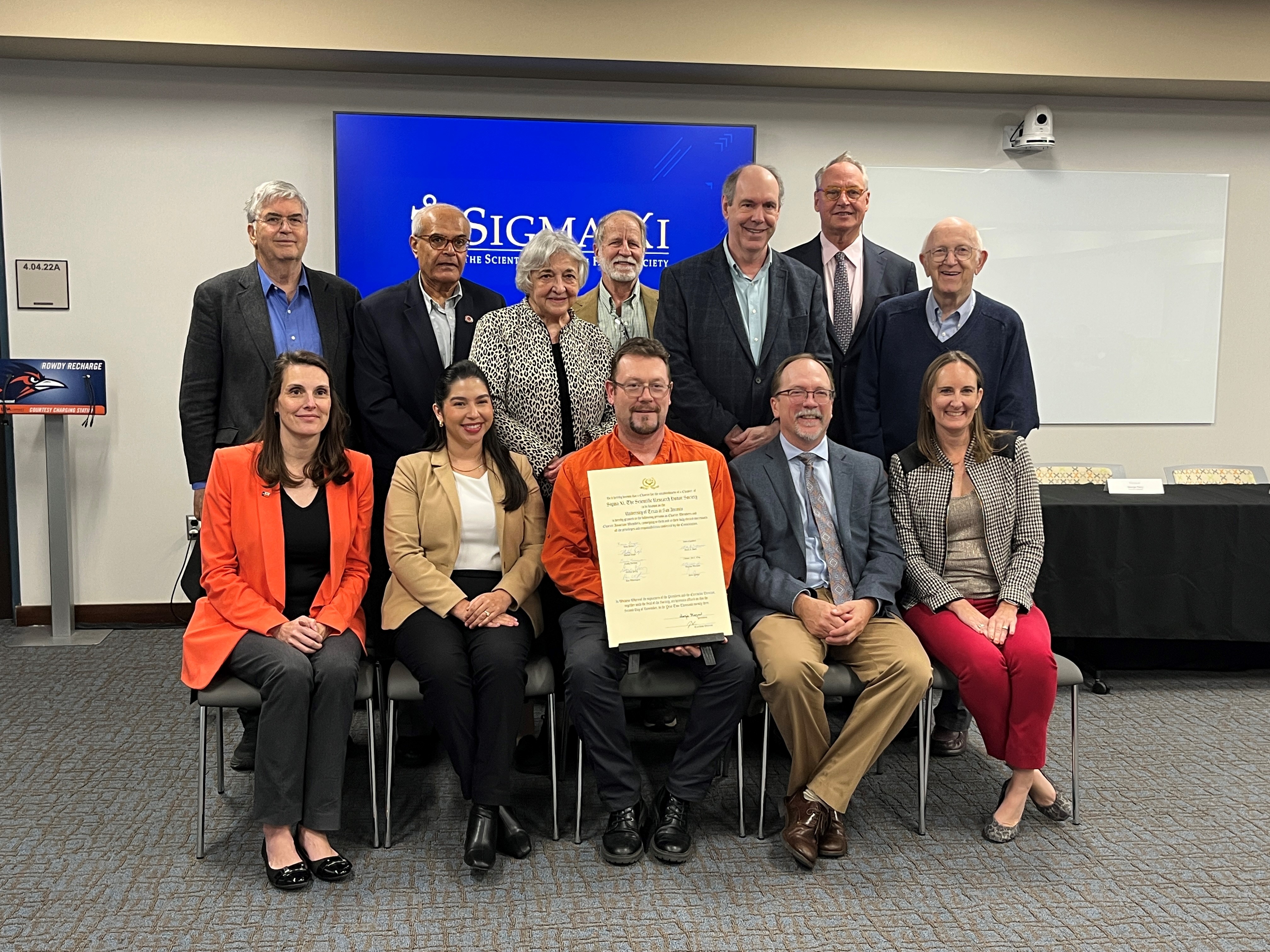 a group of members of Sigma Xi