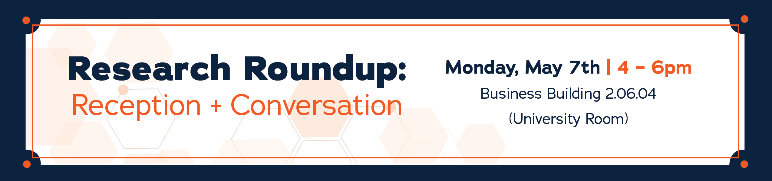 research roundup event header